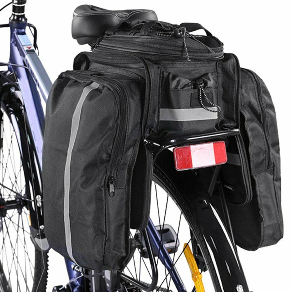 Tas Sepeda Bicycle Rear Carrier Bag tas belakang besar box anti air waterproof elektrik MTB lipat