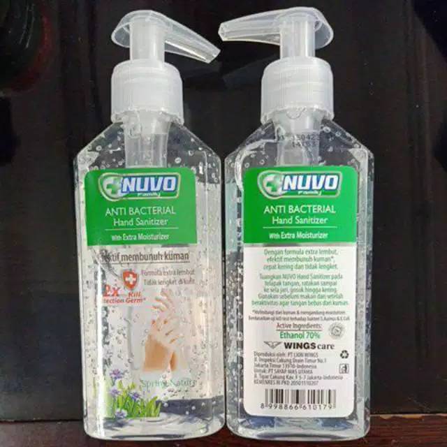 COD NUVO HANDSANITIZER 250ML GELL