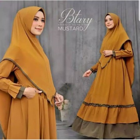 SABIL HIJAB | Btary Set Syarii | Setelan Gamis Khimar
