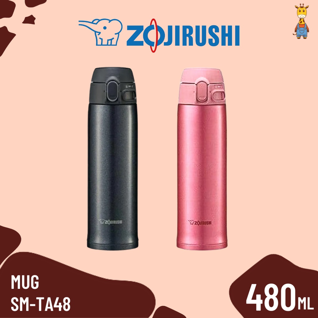 Zojirushi Mug SM-TA48 480mL - Vacuum Mug Botol Minum Tumbler