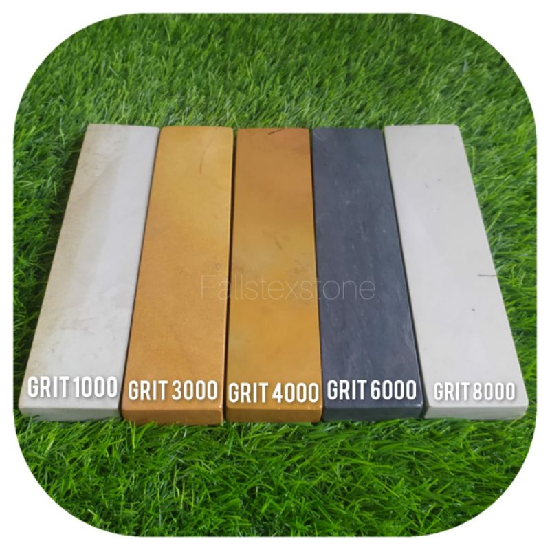 BATU ASAHAN PISAU SEMBELIH 1 SET 5 PCS DIMENSI 20X5X2CM