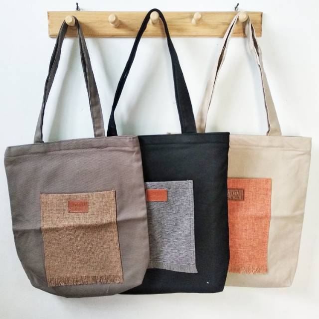 Totebag Kanvas Goni / Tas Kanvas