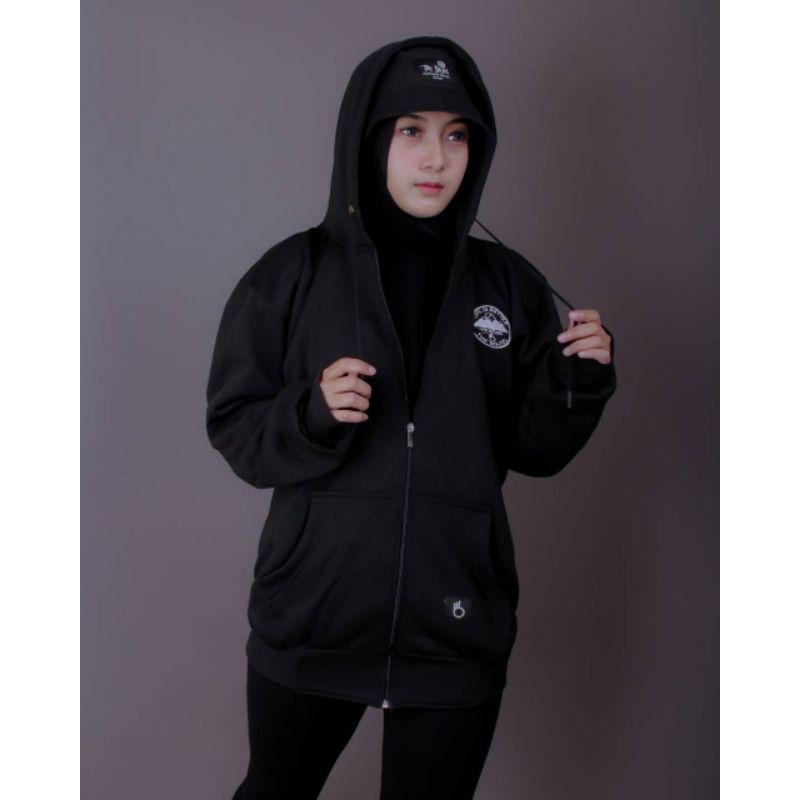 Sweater Wanita XXL Original The Bojiel / Hoodie Wanita XXL-Black (02)