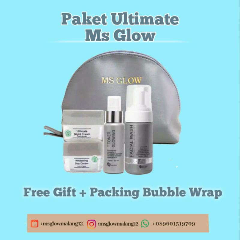 Ms Glow Paket Wajah Ultimate (flek)