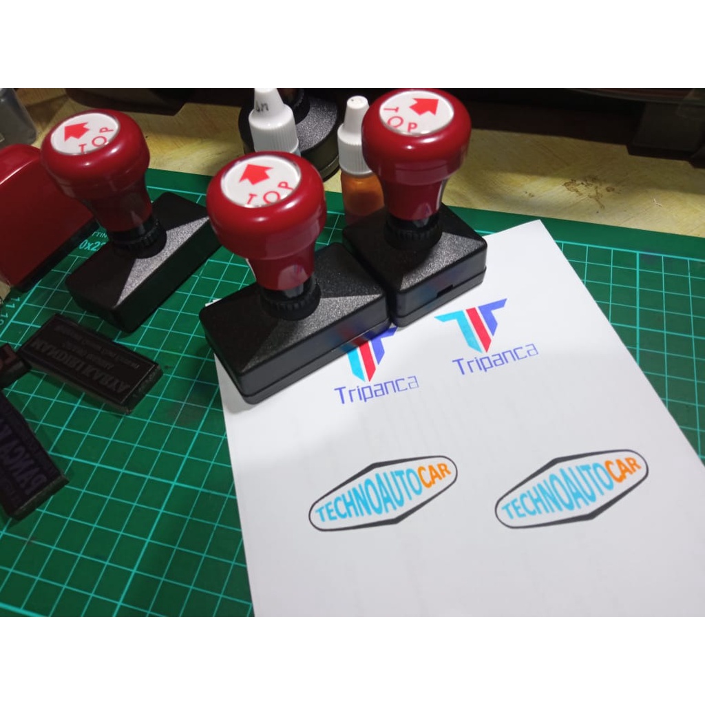 

Stempel Otomatis Free desain berbagai ukuran bisa 3 warna