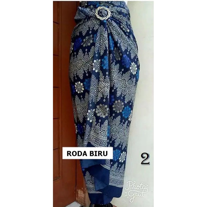 ROK LILIT BATIK / ROK LILIT / BAWAHAN KEBAYA / ROK KEBAYA / ROK WISUDA-Roda Biru