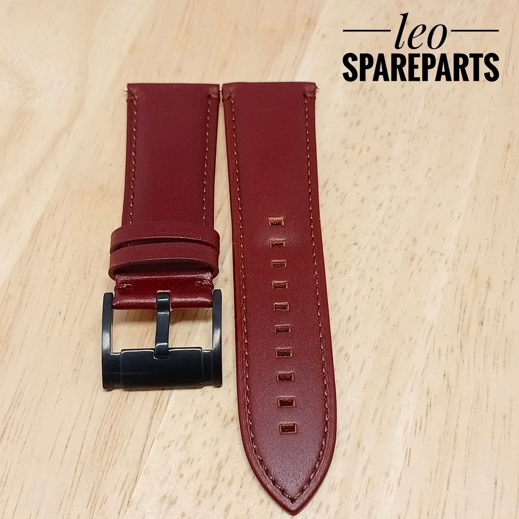 Tali jam kulit / 24mm