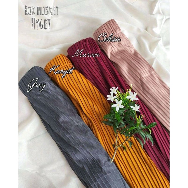 (BISA COD) ROK PLISKET HYGET MAYUNG / Maxi skirt plisket / TERMURAH / PLISKET /TERMURAH / BISA BAYAR DITEMPAT