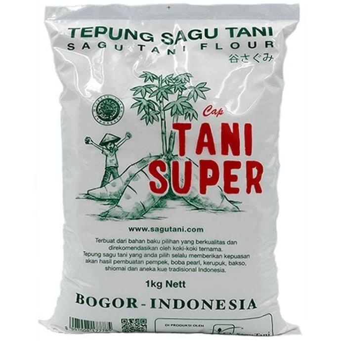 

TERMURAH TEPUNG SAGU TANI SUPER 1 KG Kode 380