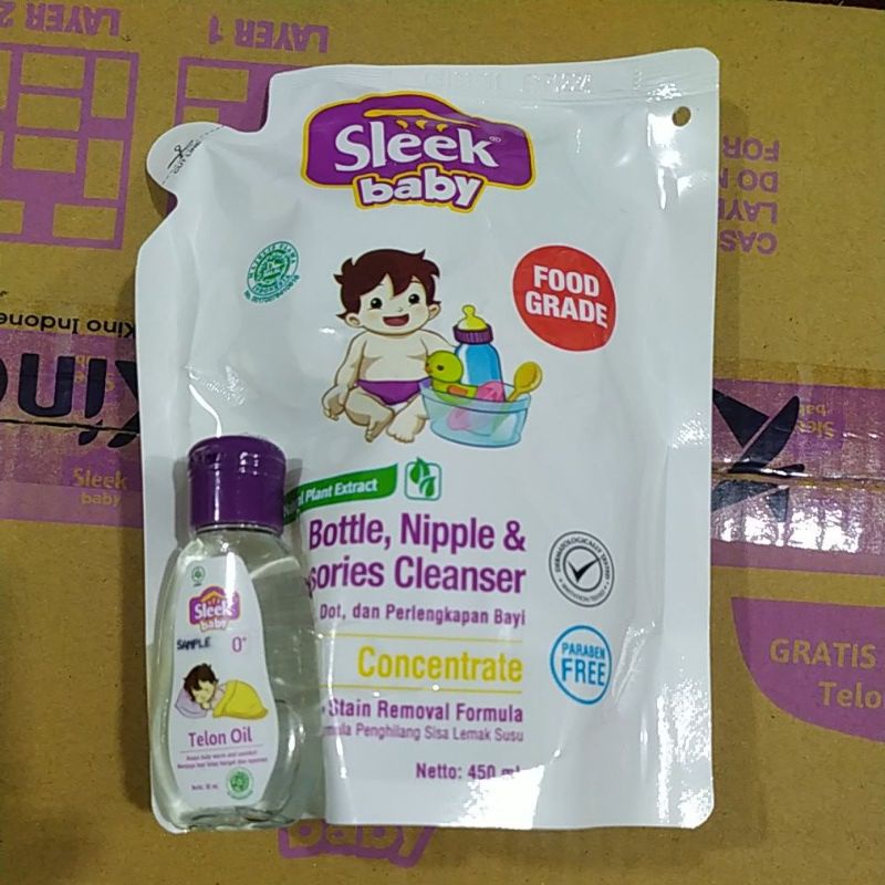 sleek baby bottle nipple cleanser / Loundey 450/900 ml