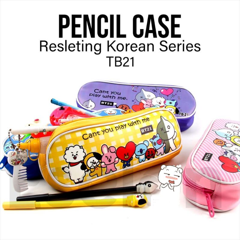 

Tempat Pensil BTS BT21 / Kotak Pensil Fancy BT21