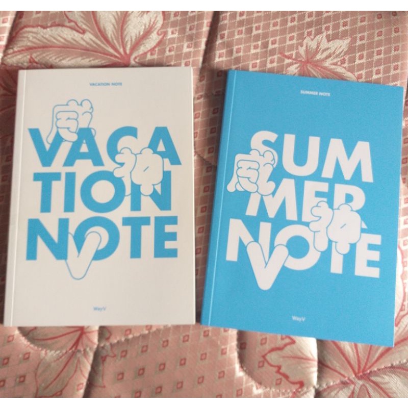 note vacation & summer wayv official