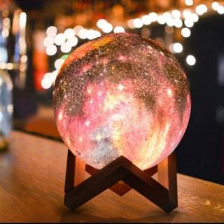 Jual Lampu Tidur Bulan Galaxy / Galatic Moon Lamp 15cm Indonesia|Shopee