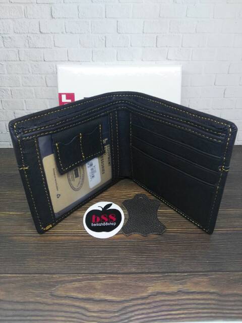 Dompet Kulit Levis 804 / Dompet Pria Lipat Kulit Asli Murah