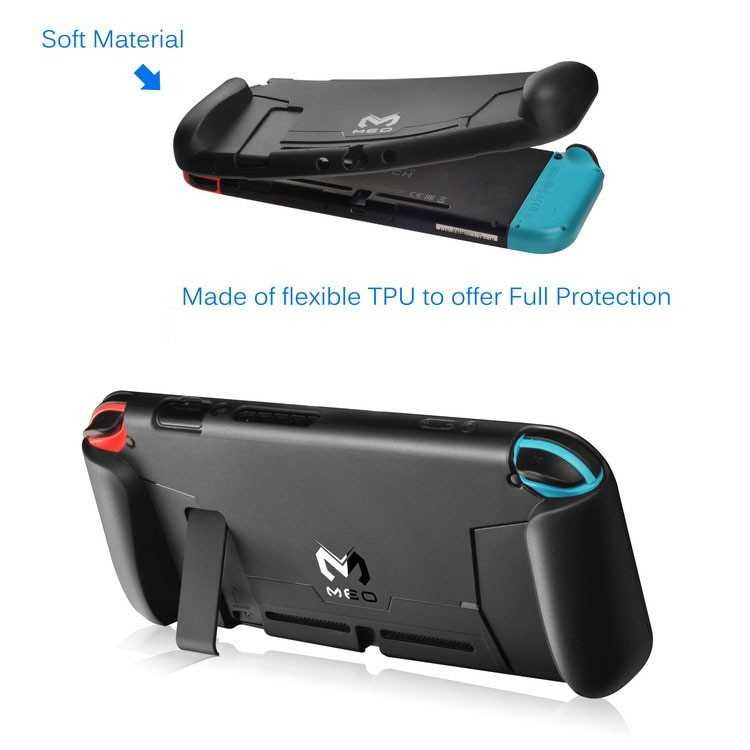 Hot Promo ! MEO Casing TPU Grip Handle with Game Card Slot Storage Nintendo Switch