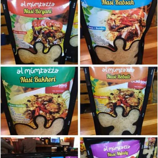

{BISA COD} Al Mumtazza Beras Bumbu Kebuli Biryani Mandy Bukhori Kabsah 350gr BERMUTU [Kode 1|Kode