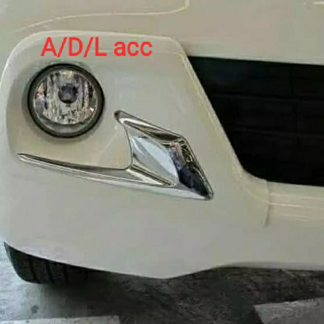 ring cover foglamp TOYOTA all new avanza 2014 - 2015 TIPE  luxury WARNA putih HITAM SILVER ABU