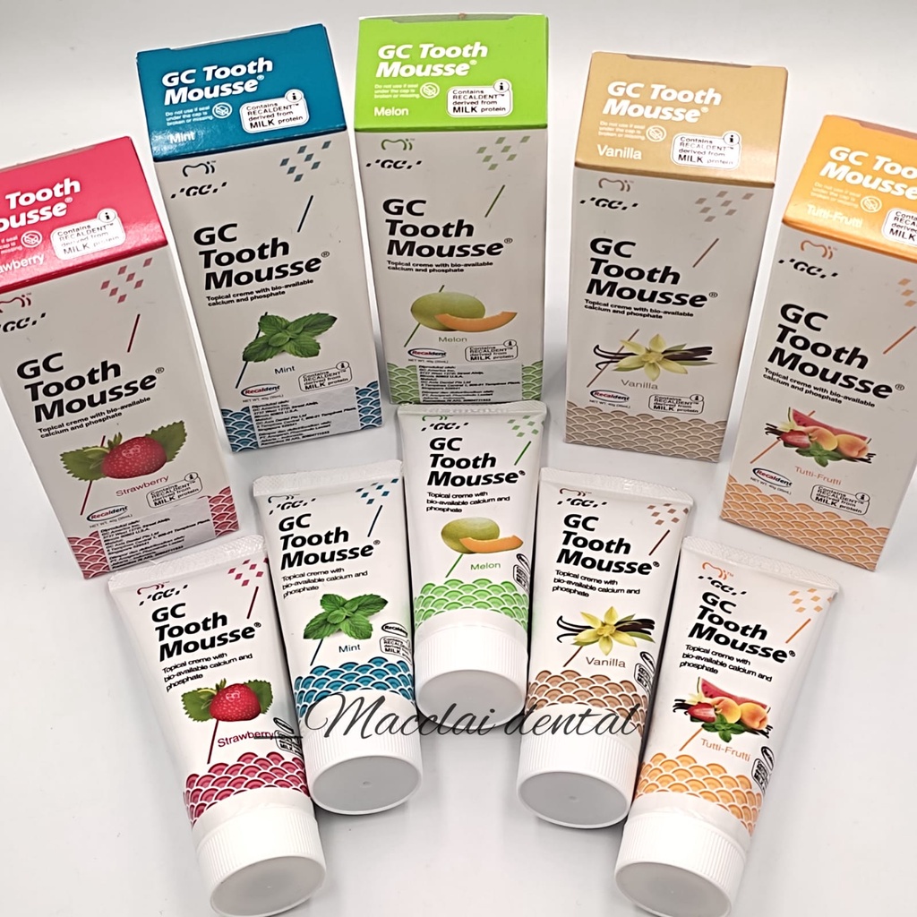 GC TOOTH MOUSSE/ PELINDUNG GIGI PLUS VITAMIN GIGI SENSITIF GIGIS KEROPOS PASTA ANAK BAYI DEWASA
