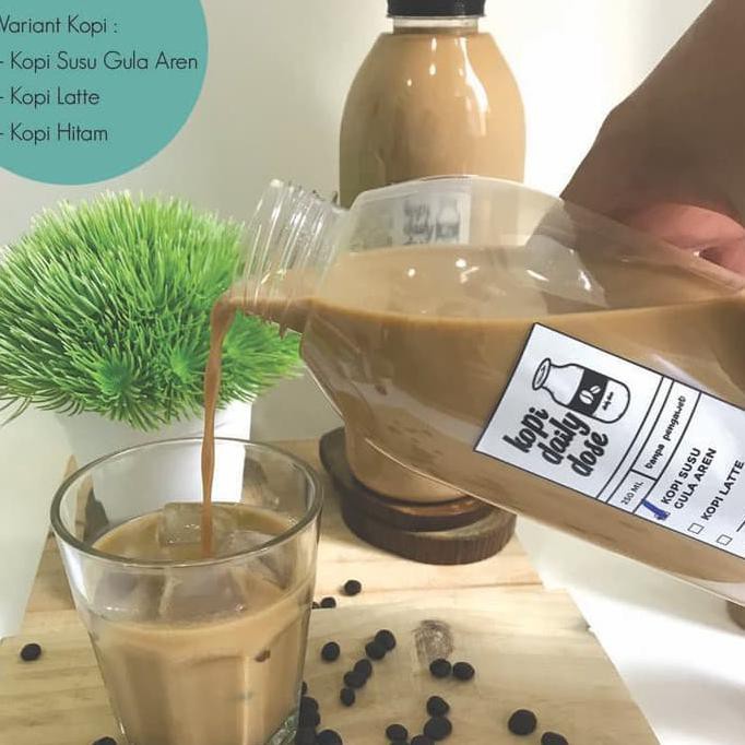 

Kopi Susu Daily Dose 1 liter Freshmilk Greenfields - Kopsus GulaAren