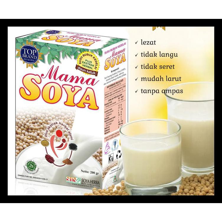 

[[Bayar Ditempat]] Mama Soya - Susu Kedelai Ibu Menyusui - Rasa Coklat Terbaik