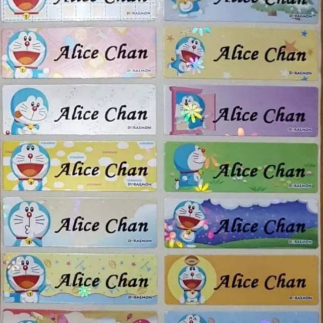 

label Doraemon blinking size L