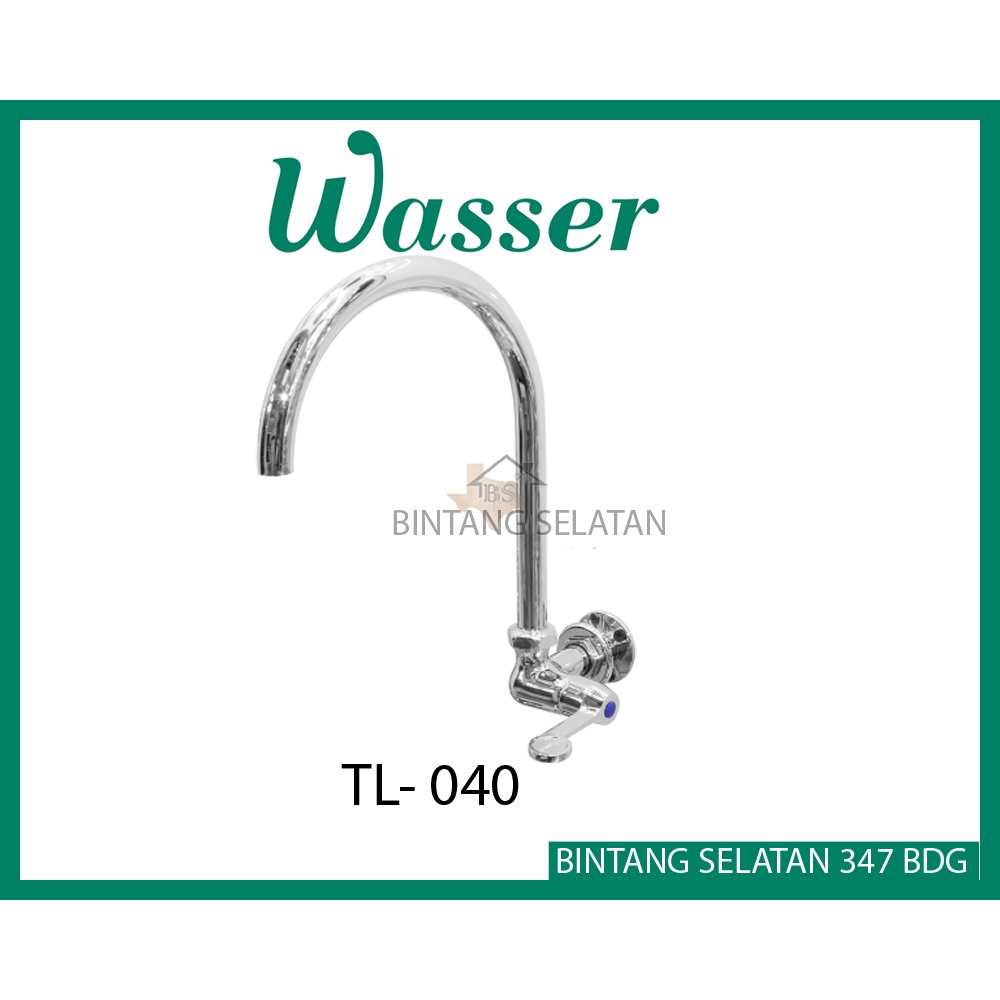 KRAN SINK WASSER/ KERAN BAK CUCI PIRING WALL SINK TAP WASSER TL 040 ORI