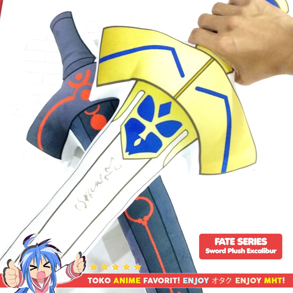 Bantal Anime Plushie Pedang Fate Excalibur Sword