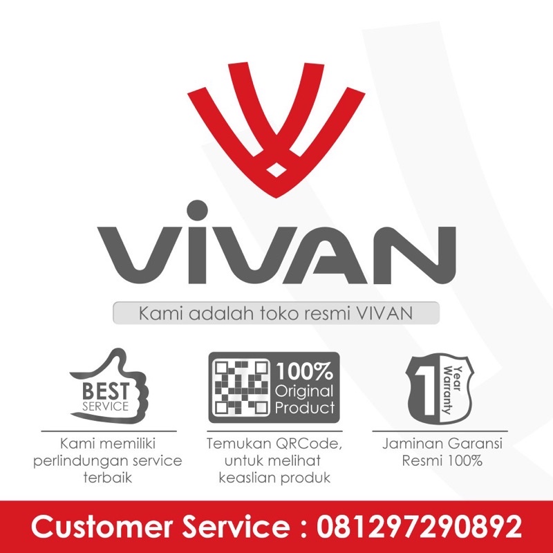 Vivan V32U10 32G Class 10 Micro SD TF Card Black + Red Garansi 1 Tahun