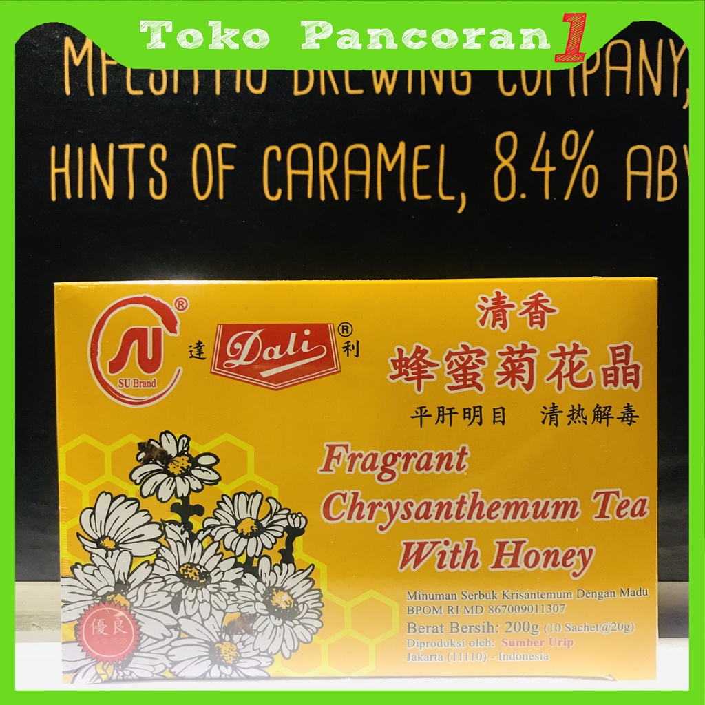 DALI Chrysanthemum Tea With Honey SU Brand 200gr / Teh Kembang Putih Dengan Madu