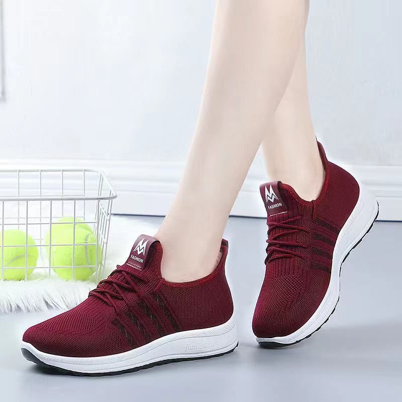 Bundara.id Se-075 (Size 36-40) Sneakers wanita import Sepatu garis casual import