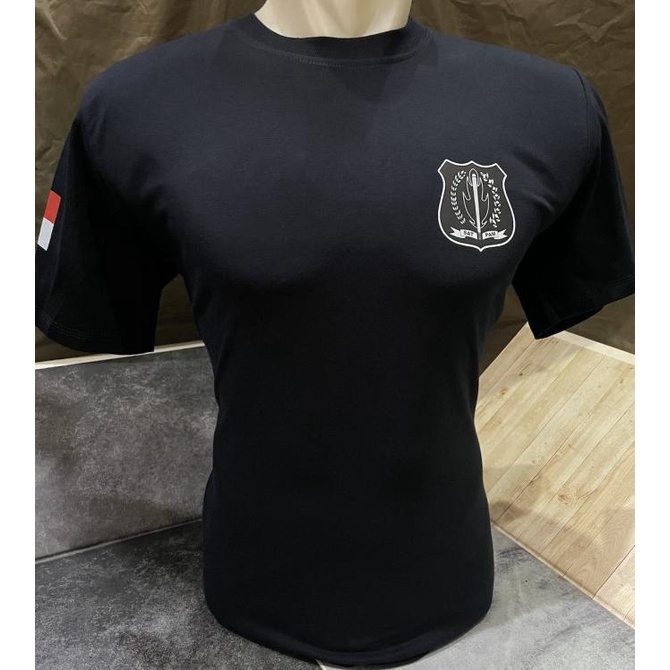 Kaos Katun Satpam - Kaos Security - Kaos Satpam - Biru HEMAT