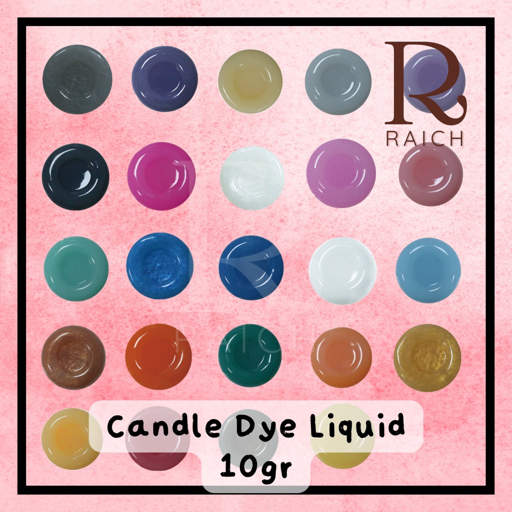 Candle Dye – Pewarna Lilin Liquid – Pewarna Resin – Pewarna Oil Based Aromaterapi Black Yellow Red Blue Cair