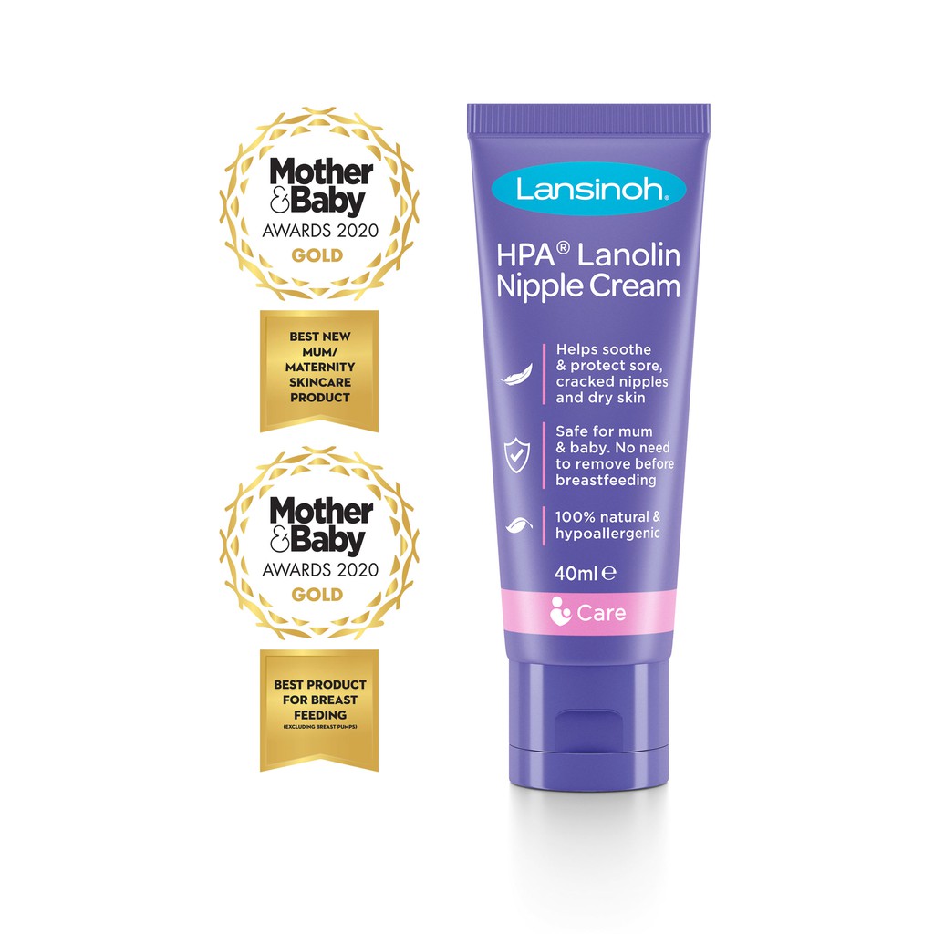 Lansinoh Lanolin Nipple Cream 40 gr. Made in Australia.