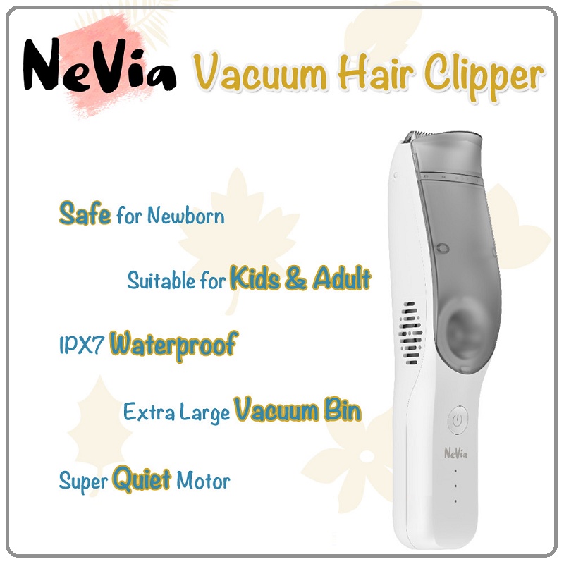 Nevia Vacuum Hair Clipper | Alat Potong Rambut Anak