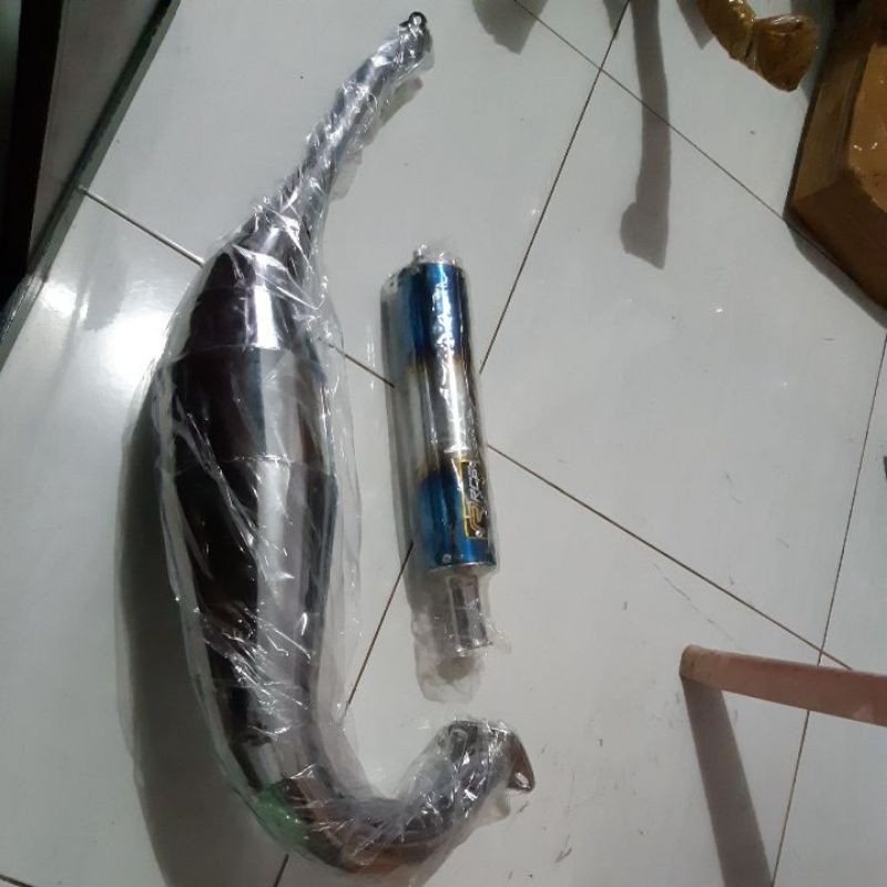 Knalpot Rcb Chrome Ninja R RR