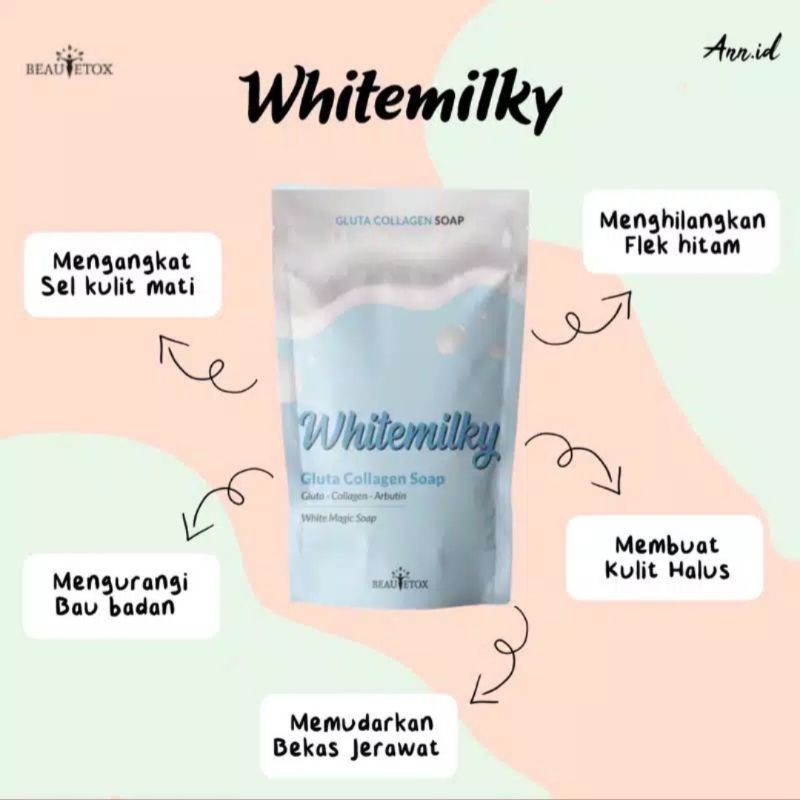 [ READY STOCK ] GLUTA COLLAGEN SOAP BY BEAUTETOX | [ WHITEMILKY &amp; CHOCOWHITE ]