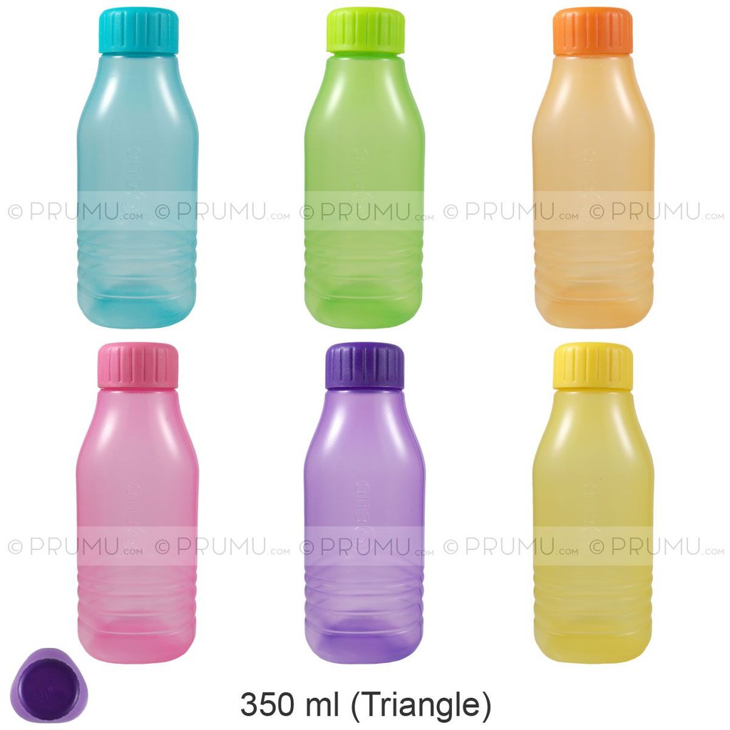 Botol Minum Evo 350 ml TRIANGLE Segitiga - Souvenir Ultah - Souvenir Ulang Tahun Anak