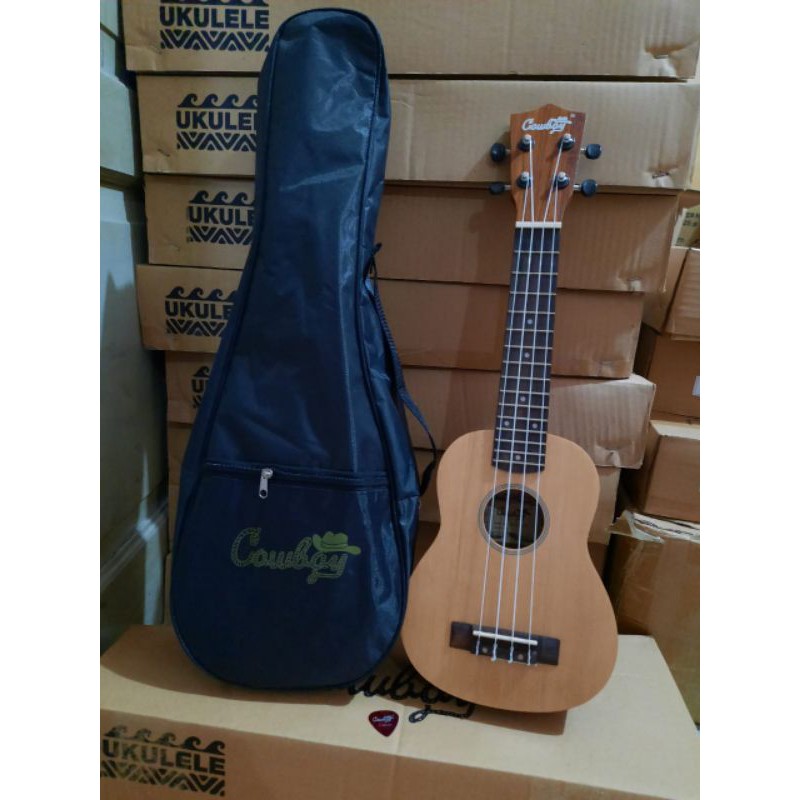 UKULELE COWBOY SOPRANO SOPRAN 21&quot; BONUS TAS DAN PICK