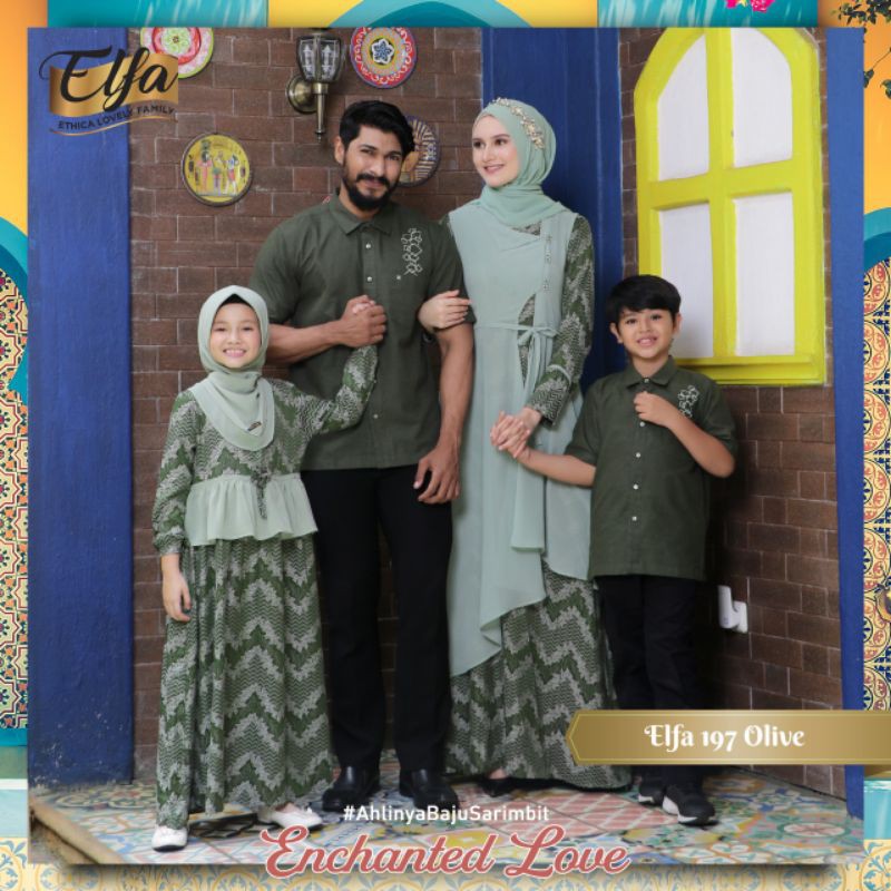 OPEN PO SARIMBIT LEBARAN 2021 ELFA 197 OLIVE BY ETHICA