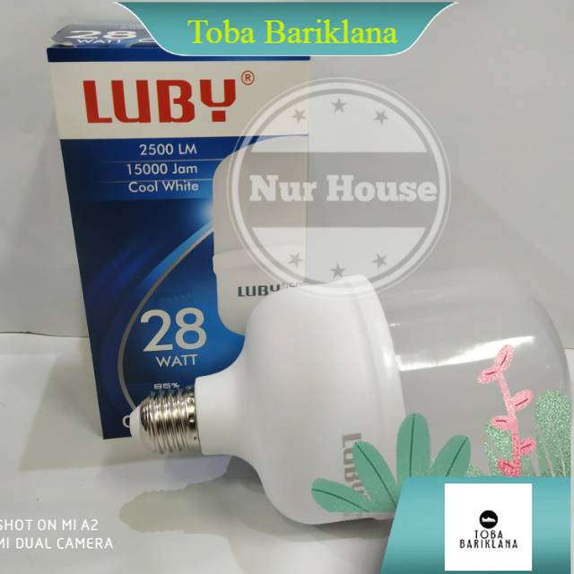 lampu led luby 38 watt led luby capsule 38 watt garansi 1 tahun