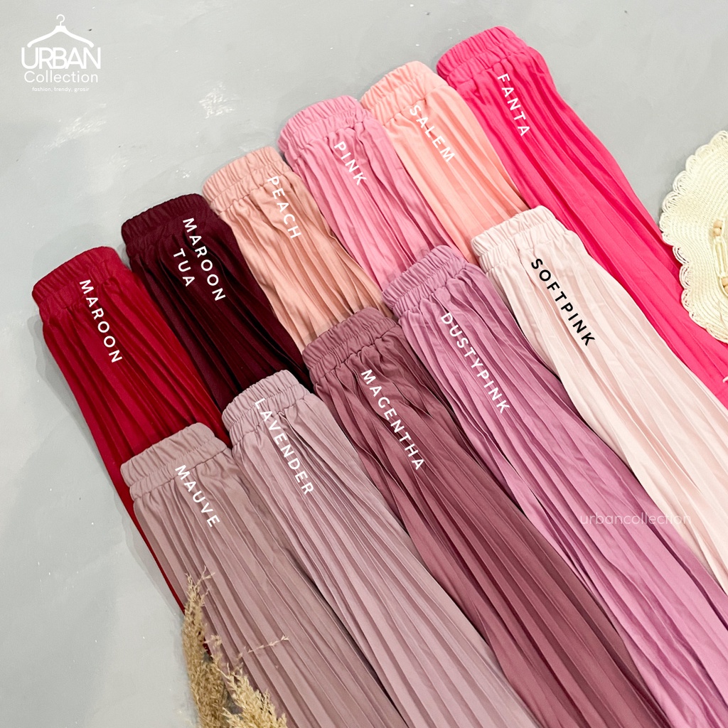 ROK PLISKET PREMIUM 100% / EKSLUSIF 40+ WARNA [ SERIES 3 ]