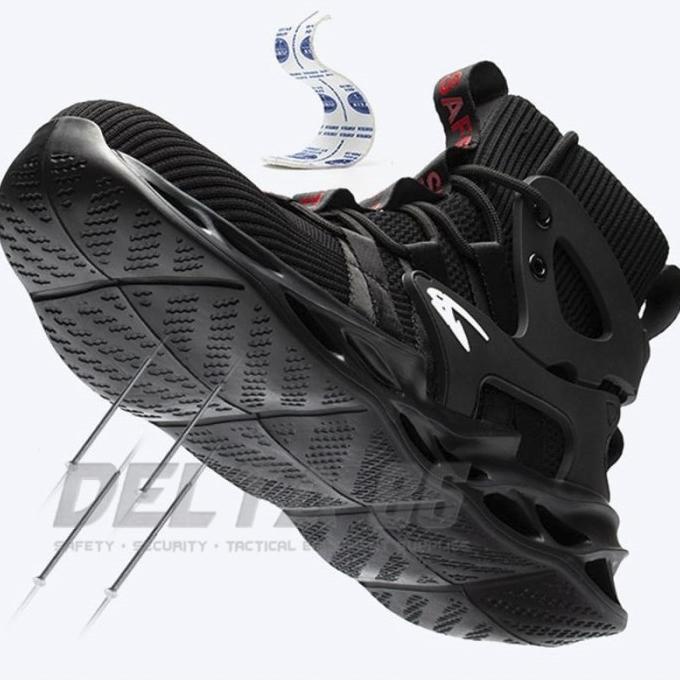 Sepatu Sneakers Safety pria sport sepatu safety casual pria boots