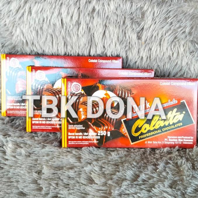 

Colatta Dark Compound 250 GR Coklat Hitam Compound Collata HEMAT Kode 315