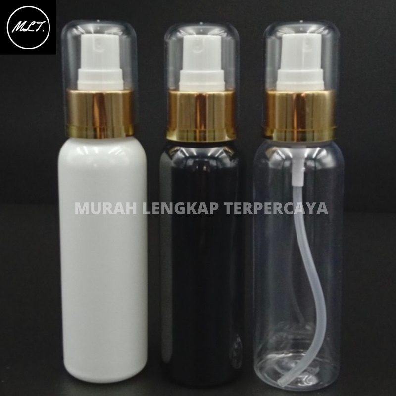 BOTOL SPRAY 100 ML SPRAY GOLD FULL CAP / BOOTOL SPRAY 100ML SPRAY GOLD FULLCAP