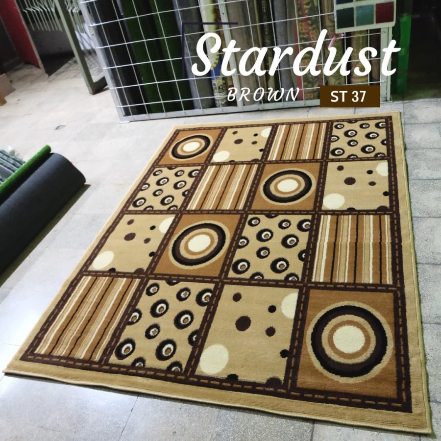 STARDUST Karpet Lantai 155x210 ST37 Brown-1