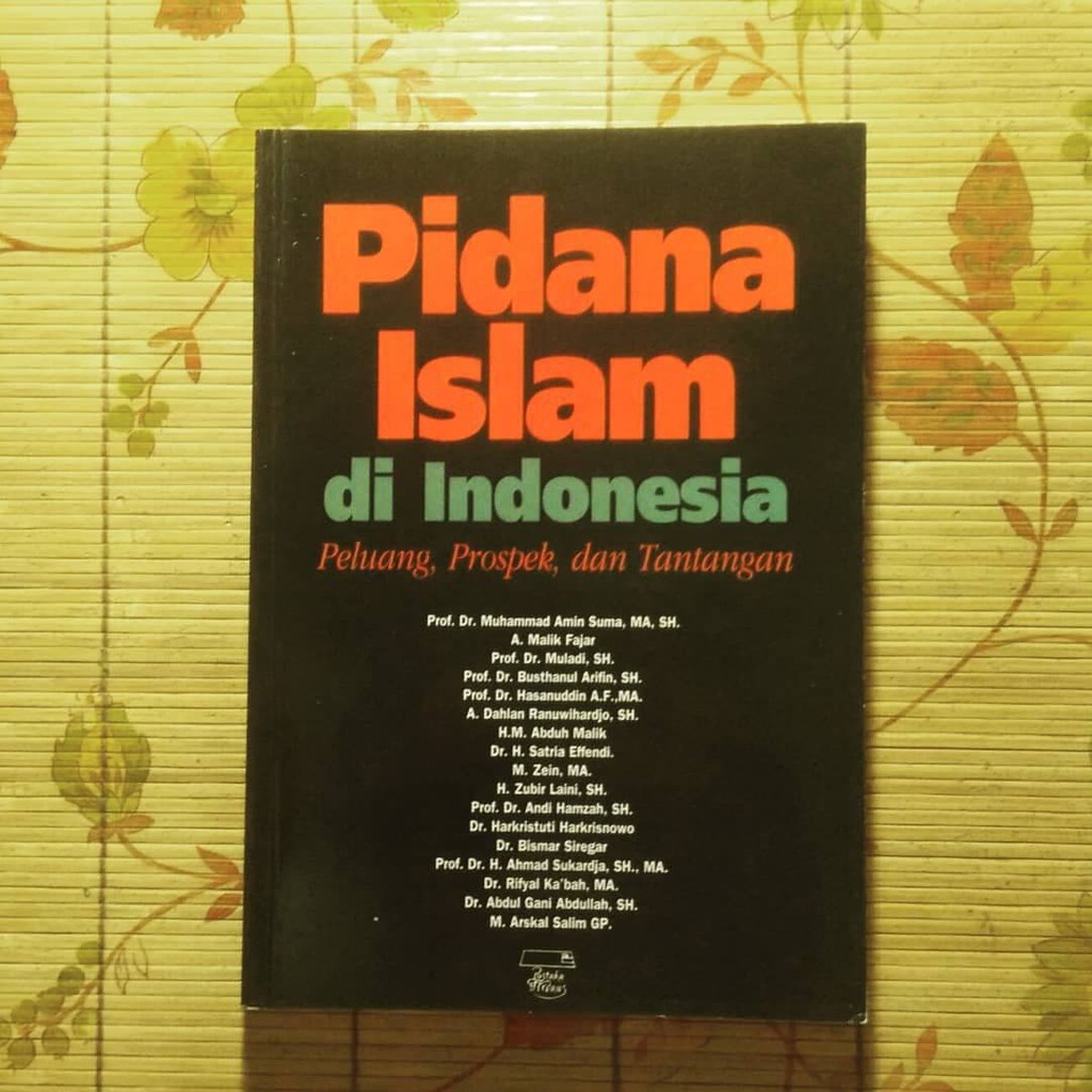 Pidana Islam di Indonesia, Hukum Islam, Fikih Jinayah, Fiqih Pidana, Hudud
