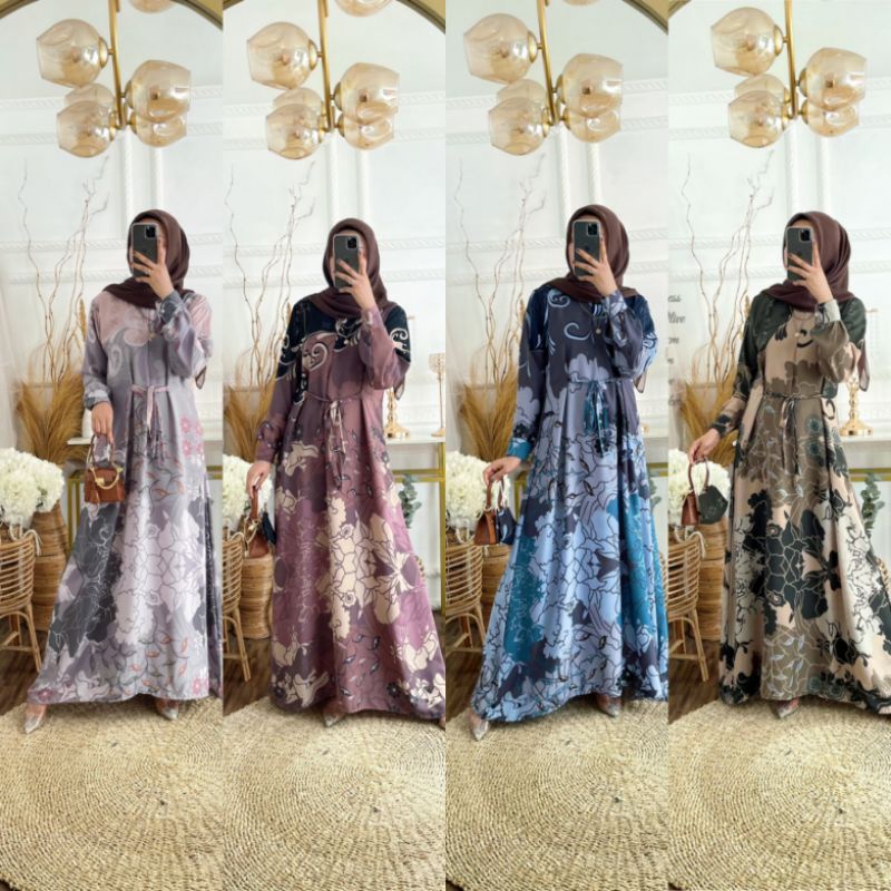GAYATRI DRESS // GAMIS PREMIUM // PAKAIAN WANITA // DRESS MUSLIM