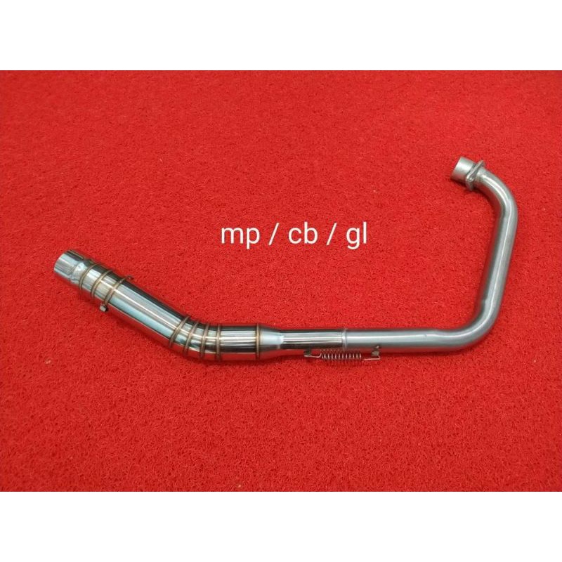 LEHER header pipa KNALPOT TIGER MEGAPRO GL