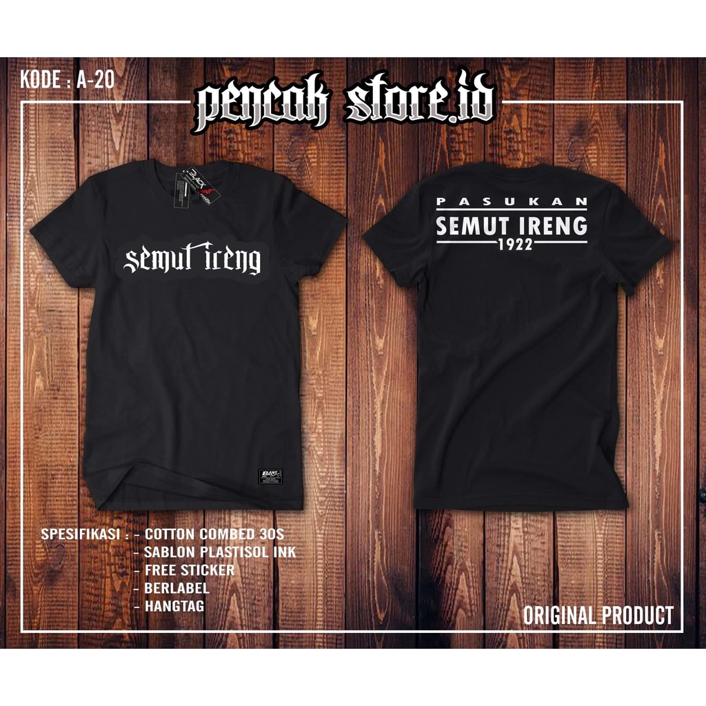 Kaos PSHT SEMUT IRENG SIMPEL kaos semut ireng distro kaos psht murah