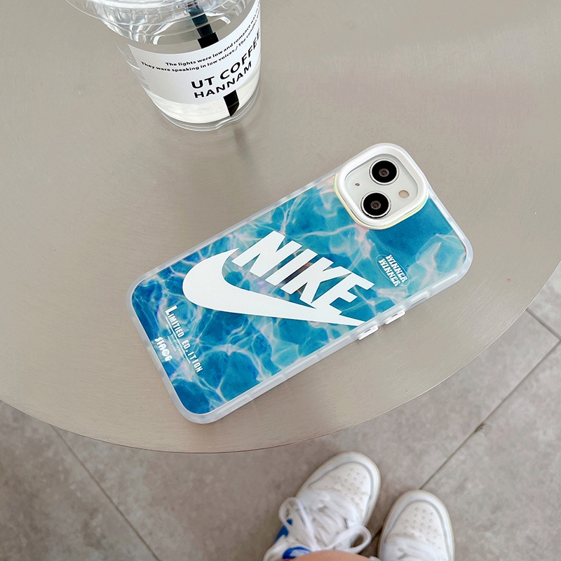 For iPhone Color Laser Color Blue Purple (7Plus 8Plus X XS XS Max 11 Pro Max 12 Pro Max 13 Pro Max Case)